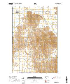 USGS US Topo 7.5-minute map for Markle Pass MT 2020