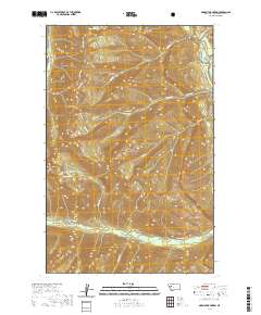 USGS US Topo 7.5-minute map for Marmot Mountain MT 2020