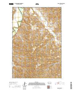 USGS US Topo 7.5-minute map for Marsh Coulee MT 2020
