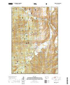 USGS US Topo 7.5-minute map for Maukey Gulch MT 2020
