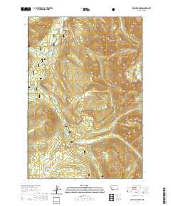 USGS US Topo 7.5-minute map for Maurice Mountain MT 2020