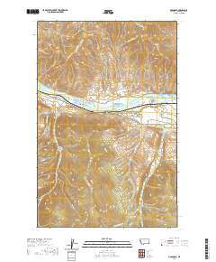 USGS US Topo 7.5-minute map for McDonald MT 2020