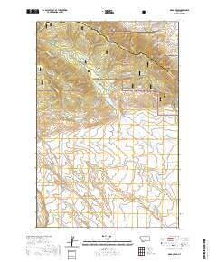 USGS US Topo 7.5-minute map for Mead Creek MT 2020