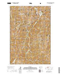 USGS US Topo 7.5-minute map for Medicine Hot Springs MT 2020