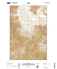 USGS US Topo 7.5-minute map for Melton Ranch MT 2020