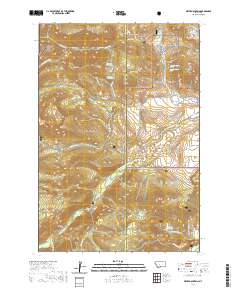 USGS US Topo 7.5-minute map for Meyer Mountain MT 2020