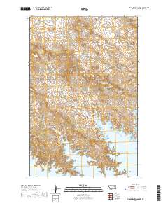 USGS US Topo 7.5-minute map for Middle Eighth Coulee MT 2020