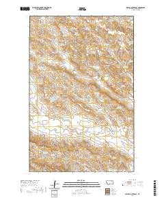 USGS US Topo 7.5-minute map for Miller Coulee East MT 2020