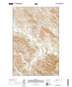 USGS US Topo 7.5-minute map for Miller Coulee West MT 2020