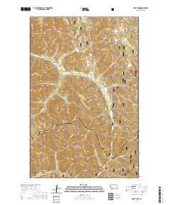 USGS US Topo 7.5-minute map for Miller Lake MT 2020