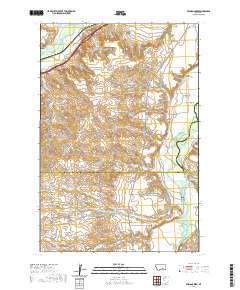 USGS US Topo 7.5-minute map for Mission Creek MT 2020