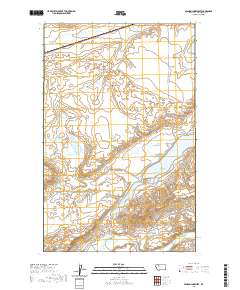 USGS US Topo 7.5-minute map for Mission Lake West MT 2020