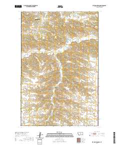 USGS US Topo 7.5-minute map for Mitchell Crossing MT 2020