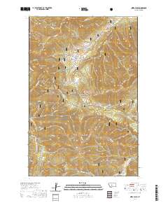 USGS US Topo 7.5-minute map for Mixes Baldy MT 2020