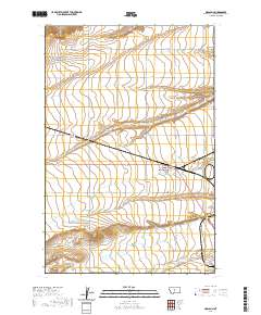 USGS US Topo 7.5-minute map for Moccasin MT 2020