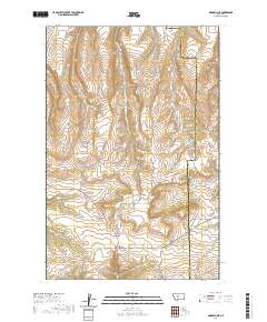 USGS US Topo 7.5-minute map for Monarch NE MT 2020