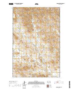 USGS US Topo 7.5-minute map for Moonlight Creek MT 2020