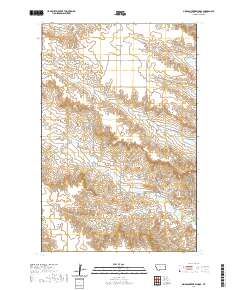 USGS US Topo 7.5-minute map for Morgan Creek School MT 2020