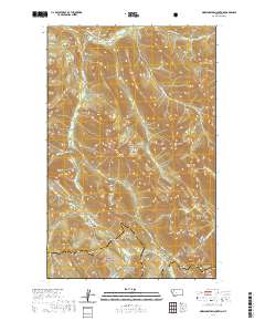 USGS US Topo 7.5-minute map for Morningstar Mountain MT 2020