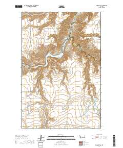 USGS US Topo 7.5-minute map for Morony Dam MT 2020