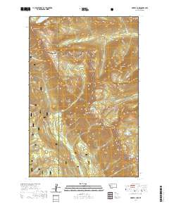 USGS US Topo 7.5-minute map for Morrell Lake MT 2020