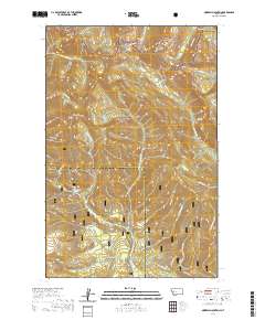 USGS US Topo 7.5-minute map for Morrell Mountain MT 2020