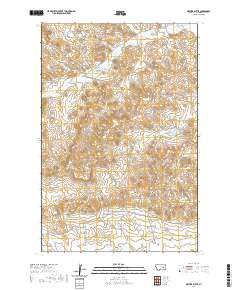 USGS US Topo 7.5-minute map for Mother Butte MT 2020