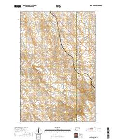 USGS US Topo 7.5-minute map for Mount Antelope MT 2020