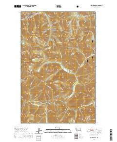 USGS US Topo 7.5-minute map for Mount Bradley MT 2020