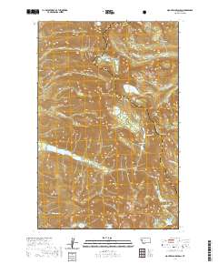 USGS US Topo 7.5-minute map for Mount Calowahcan MT 2020