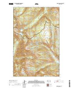 USGS US Topo 7.5-minute map for Mount Geduhn MT 2020
