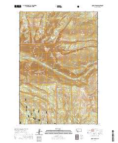 USGS US Topo 7.5-minute map for Mount Haggin MT 2020