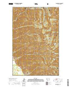 USGS US Topo 7.5-minute map for Mount Headley MT 2020