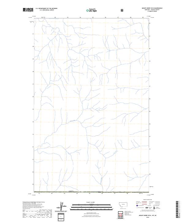 US Topo 7.5-minute map for Mount Henry OE N MTBC