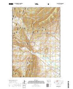 USGS US Topo 7.5-minute map for Mount Howe MT 2020