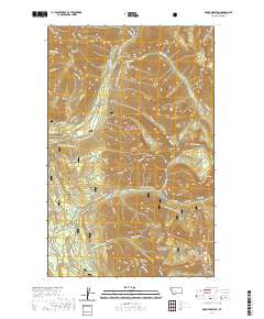 USGS US Topo 7.5-minute map for Mount Marston MT 2020