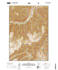 USGS US Topo 7.5-minute map for Mount Maurice MTWY 2020