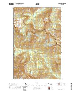 USGS US Topo 7.5-minute map for Mount Stimson MT 2020