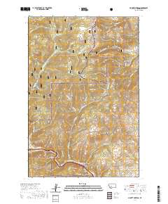 USGS US Topo 7.5-minute map for Mount Thompson MT 2020