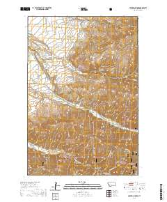 USGS US Topo 7.5-minute map for Mountain House MT 2020