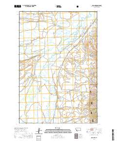 USGS US Topo 7.5-minute map for Mud Lake MT 2020