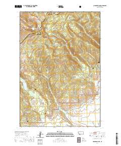 USGS US Topo 7.5-minute map for Mussigbrod Lake MT 2020