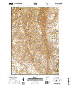 USGS US Topo 7.5-minute map for Mystery Cave MTWY 2020
