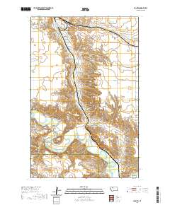 USGS US Topo 7.5-minute map for Naismith MT 2020
