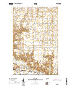 USGS US Topo 7.5-minute map for Nashua MT 2020