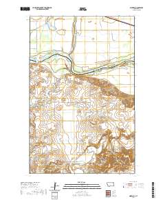 USGS US Topo 7.5-minute map for Nickwall MT 2020