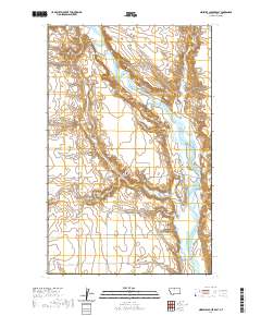 USGS US Topo 7.5-minute map for Ninemile Coulee East MT 2020