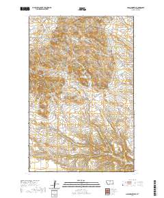 USGS US Topo 7.5-minute map for Nolan Reservoir MT 2020