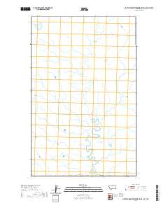 USGS US Topo 7.5-minute map for North Chinook Reservoir NW OE N MTSK 2020