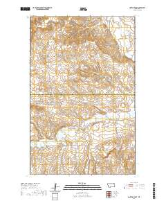 USGS US Topo 7.5-minute map for North of Volt MT 2020